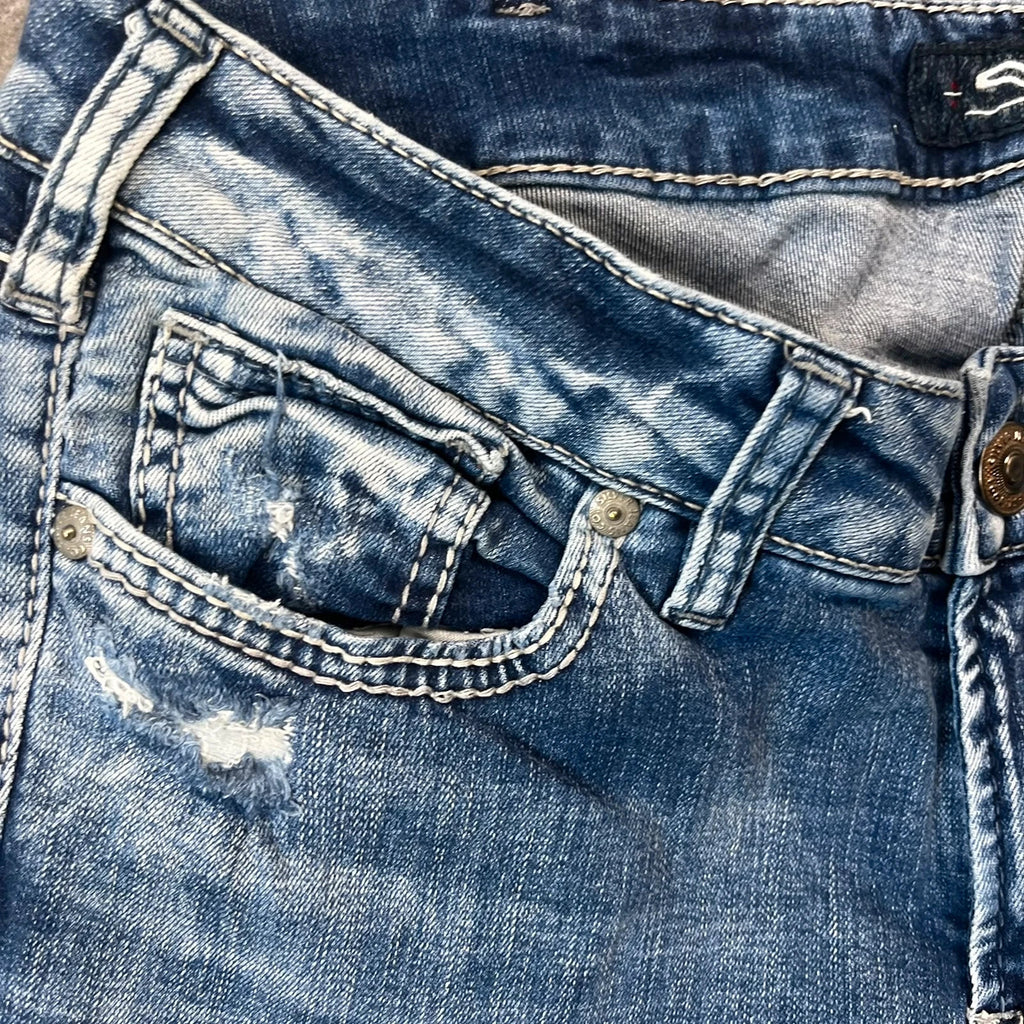 Vintage Silver Jeans Damen Bootcut Gr. M Blau Y2K, Bild 6