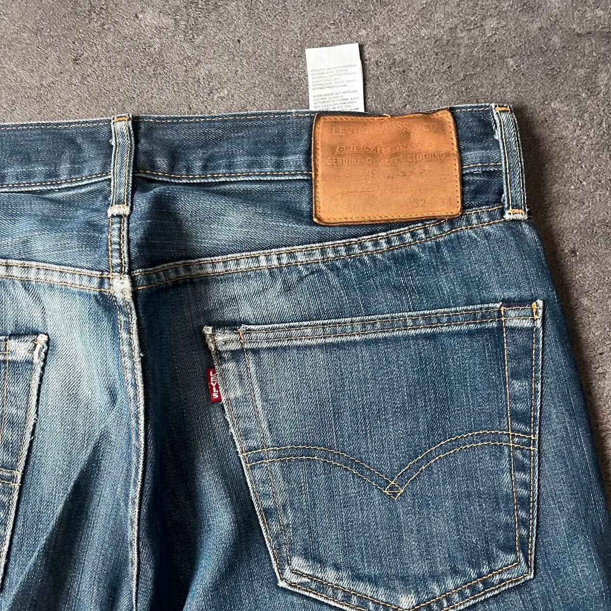Vintage Levi's 501 Jeans Herren Straight W34 L32 Blau 2000s, Bild 6