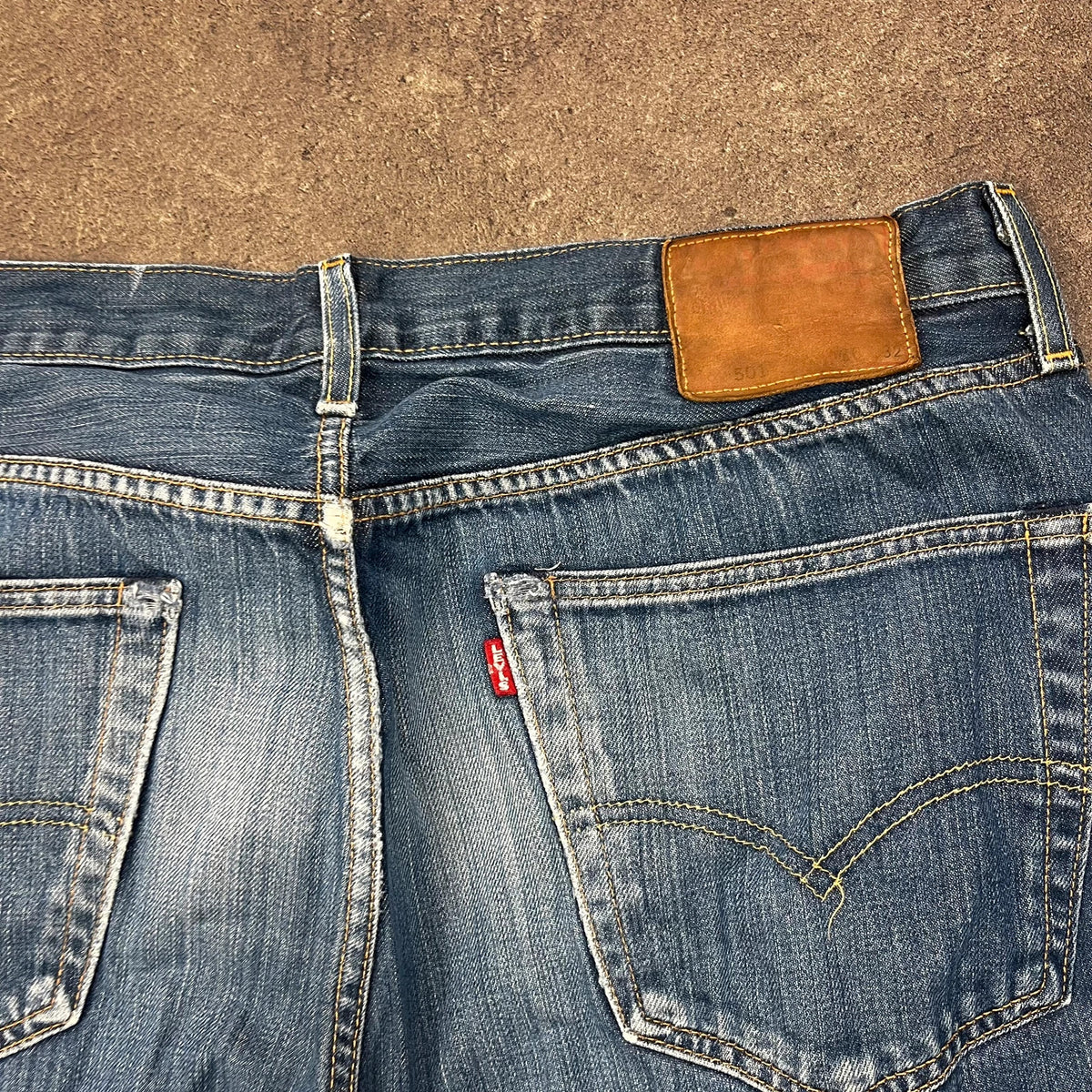 Vintage Levi's 501 Jeans Herren – Lederpatch