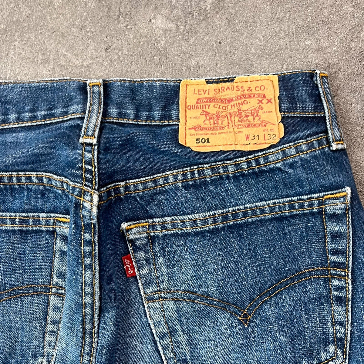 Vintage Levi's 501 Jeans Herren Straight W31 L32 Blau 2000s, Bild 4