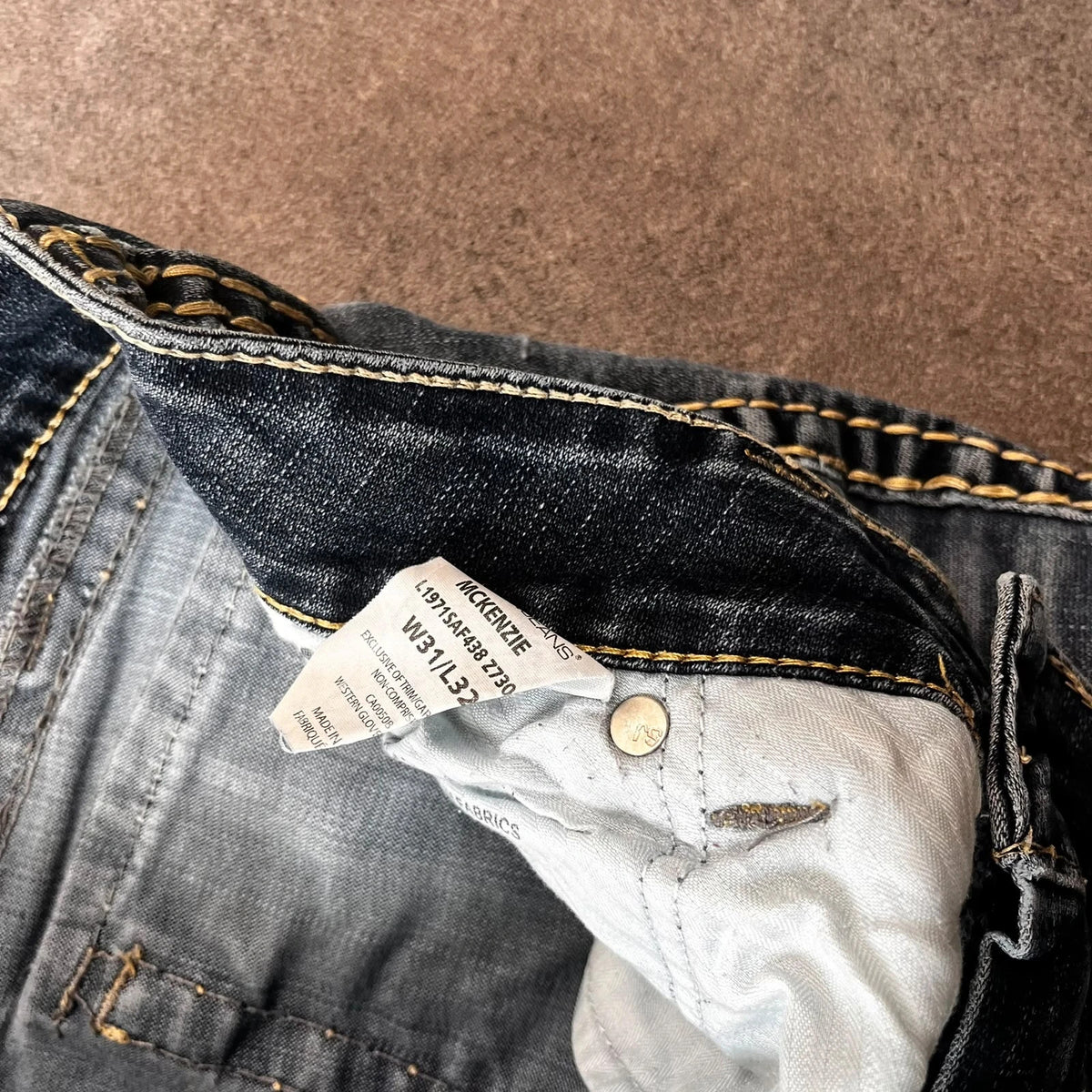 Vintage Silver Jeans Damen Bootcut Gr. M Blau Y2K, Bild 6