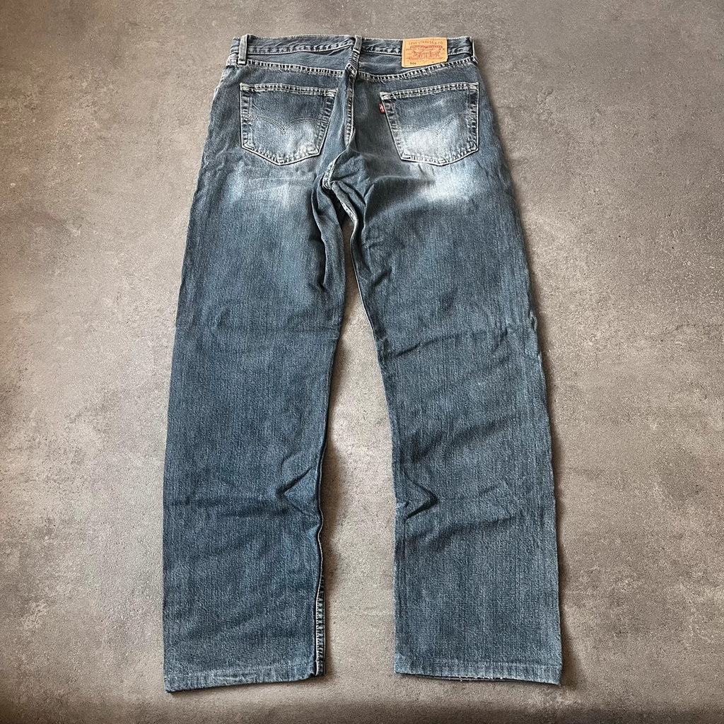Vintage Levi's 501 Jeans Herren W34 L30 Blau – Rückansicht