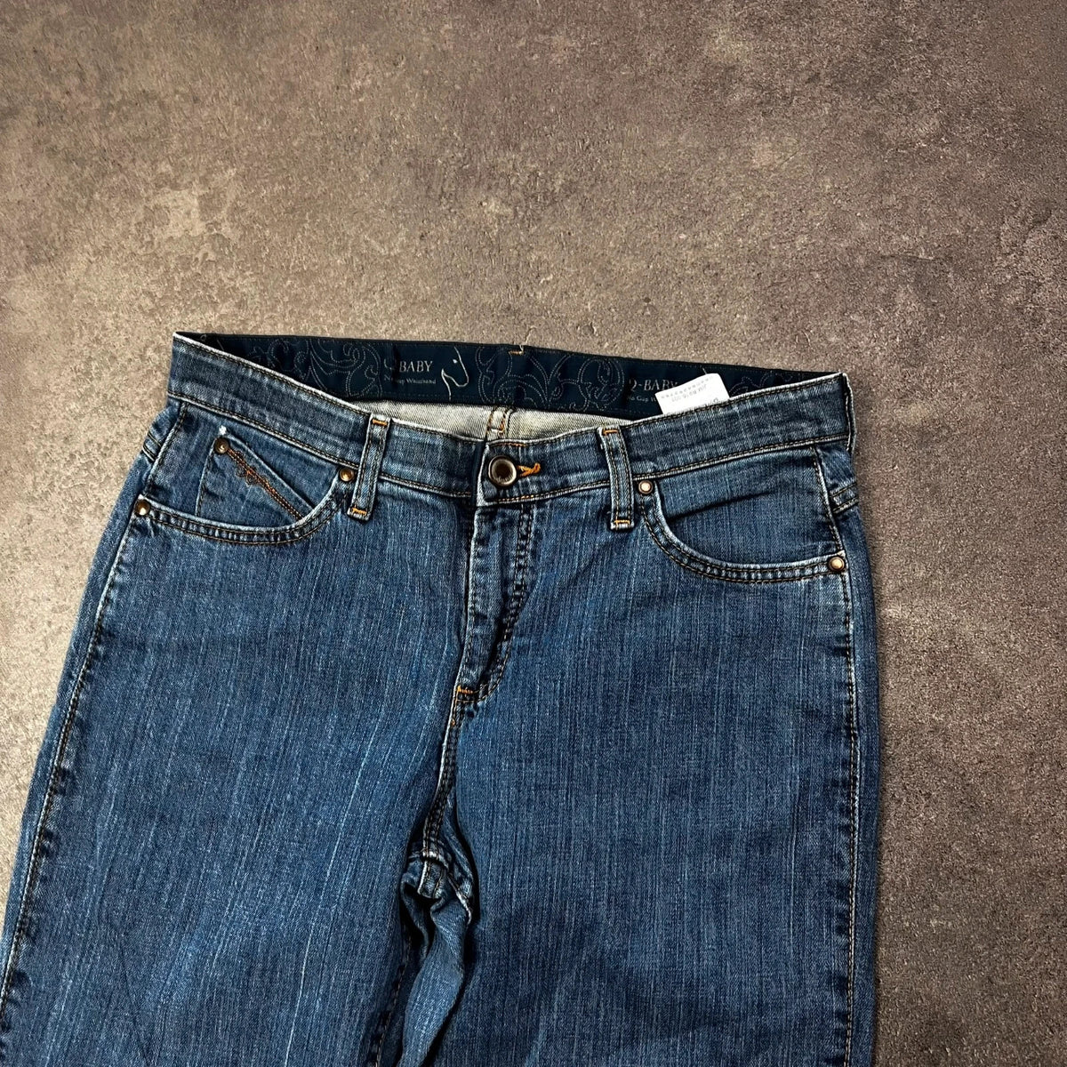 Vintage Wrangler Bootcut Jeans Damen US 9 Blau Y2K, Bild 6