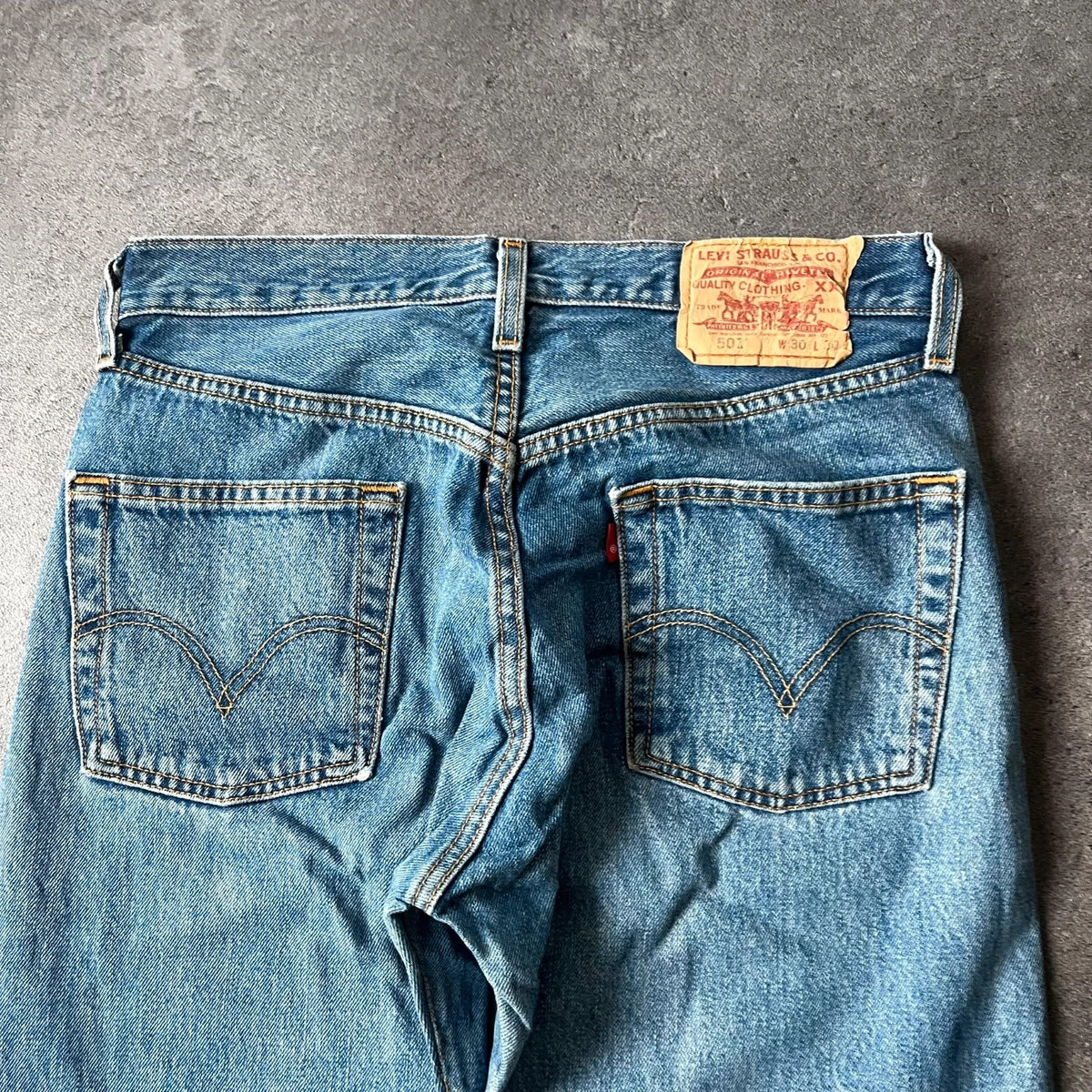 Vintage Levi's 501 Jeans Herren Straight W30 L30 Blau 2000s, Bild 5