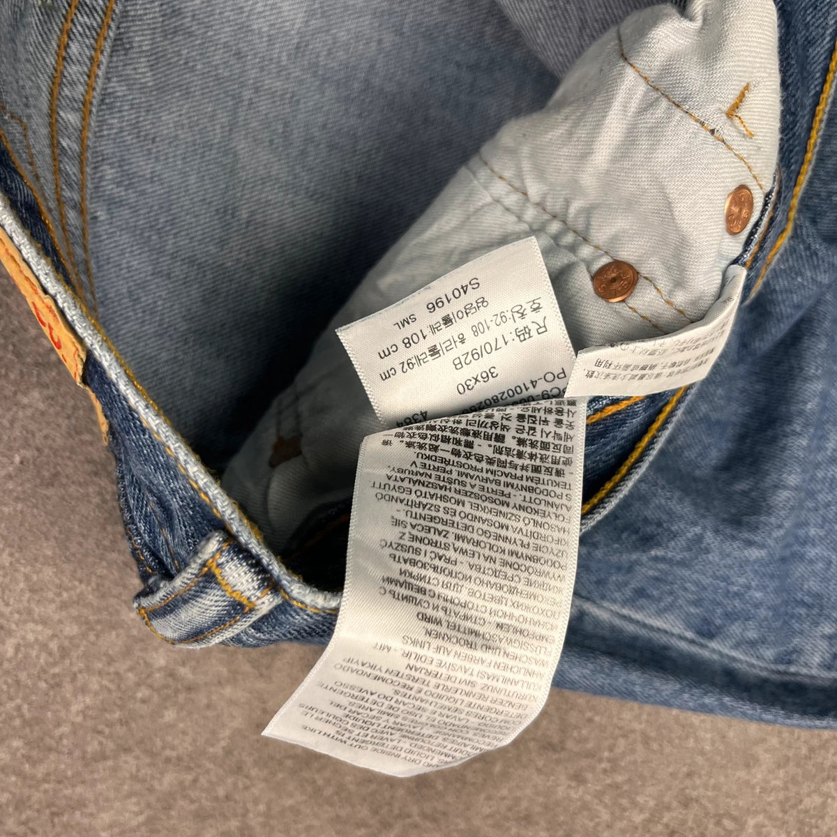 Vintage Levi's 501 Jeans Herren – Etikett 36x30