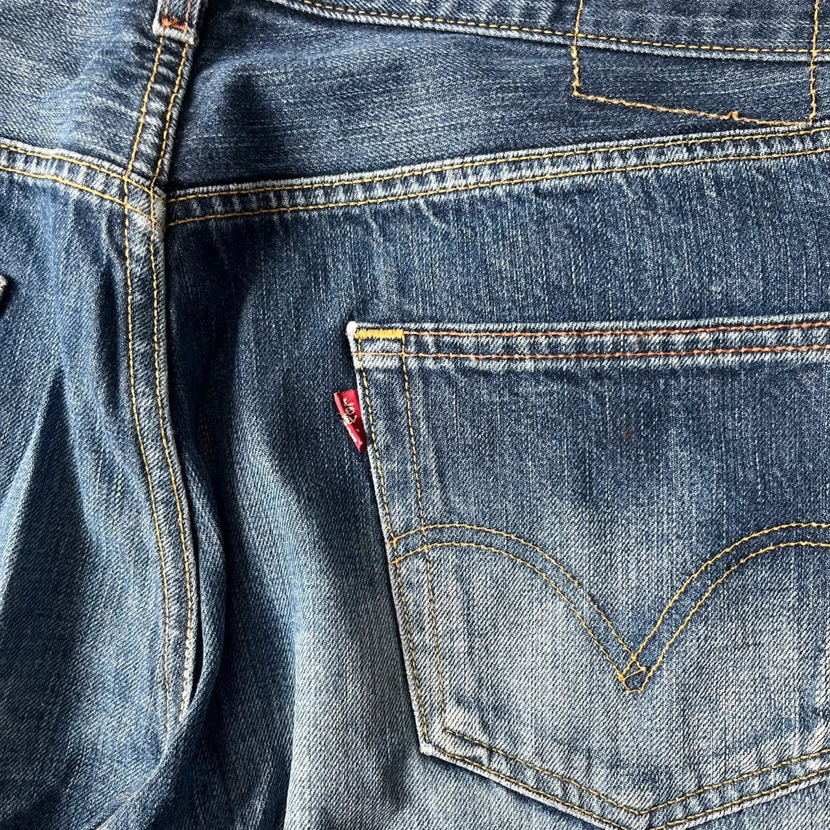 Vintage Levi's 501 Jeans Herren Straight W36 L32 Blau 2000s, Bild 4