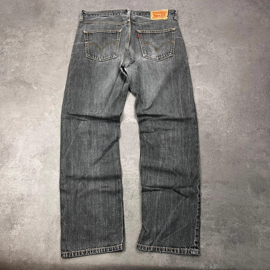 Vintage Levi's 501 Jeans Herren Straight W36 L32 Grau 2000s, Bild 2