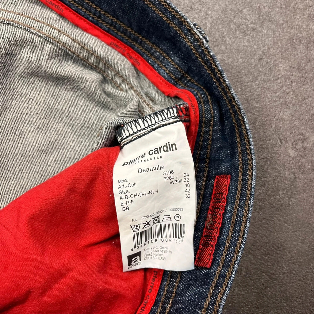 Vintage Pierre Cardin Jeans Herren Straight W33 L32 Dunkelblau, Bild 6